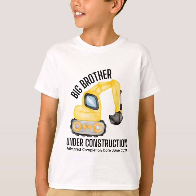 Camiseta Irmão Grande Em Construção, Irmão Digger (Frente)