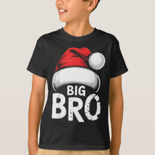Camiseta Irmão Grande Natal Papai Noel Família Pijama Combi