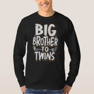 Camiseta Irmão Grande Para Gêmeos Irmão Grande Irmão Irmão