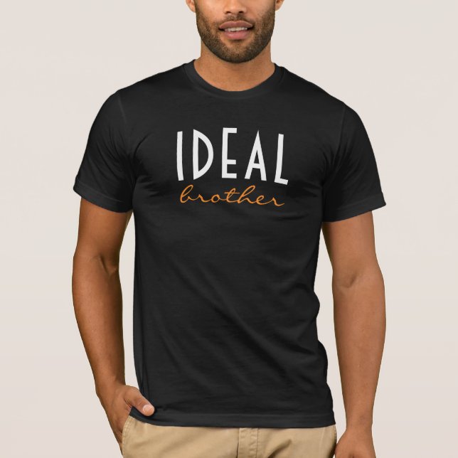 Camiseta Irmão ideal. Personalizado (Frente)