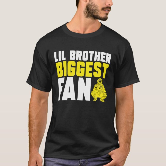 Camiseta Irmão Irmã  Softbol Receptor (Frente)