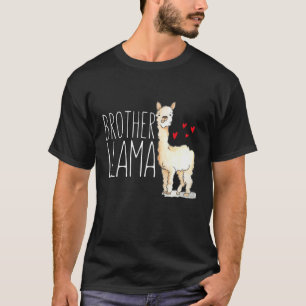 Camiseta Irmão Lhama Família Tribo Crianças Filho Meninos C