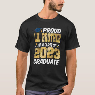 Camiseta Irmão Lil Orgulhoso de um Mais velho Formando Clas