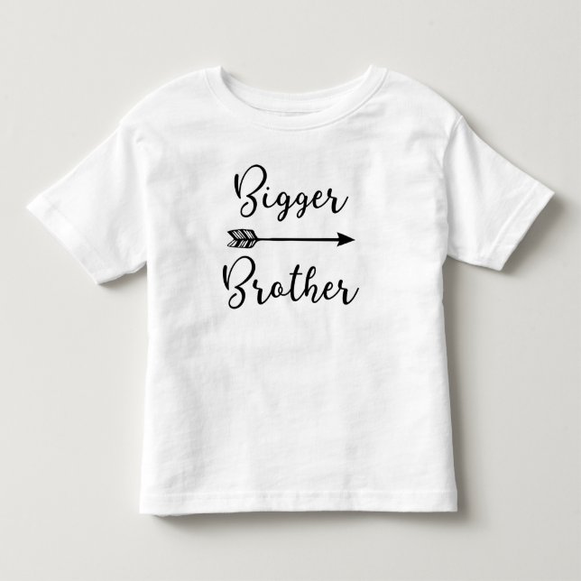 Camiseta Irmão Maior ~ Irmão Projeta Seta (Frente)