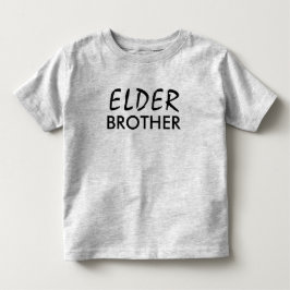 Camiseta Irmão Mais Velho | Citação de Design Combinando Mo