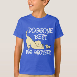 Camiseta Irmão Mais Velho Doggone Melhor Roupa de Irmão Com