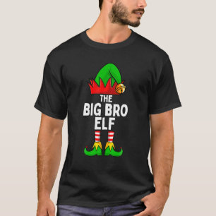Camiseta Irmão Mais Velho Elfo Correspondente Natal Família