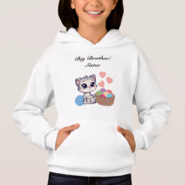 Camiseta Irmão Mais Velho Irmã Mais Velha Gatinho