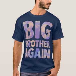 Camiseta irmão mais velho novamente gênero revela anúncio d