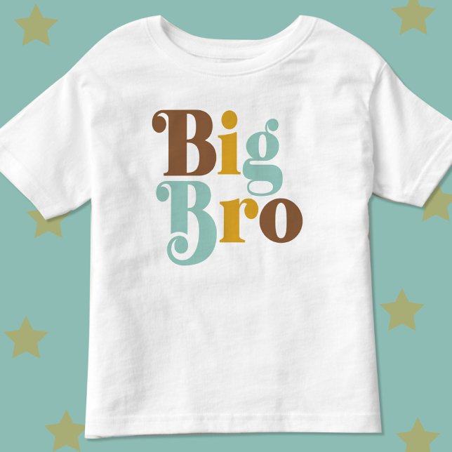 Camiseta Irmão Mais Velho Retro Bebê (Criador carregado)