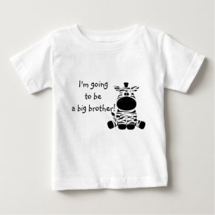 Camiseta Irmão Mais Velho Zebra Fofa
