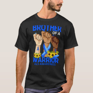 Camiseta Irmão-Mão De Um Guerreiro Sensibiliza O Girassol