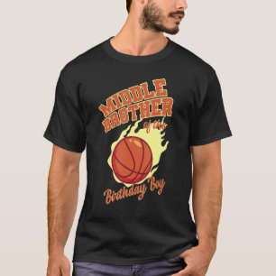 Camiseta Irmão Médio Da Família De Basquete De Garoto De An