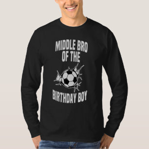 Camiseta Irmão Médio do Baile de Futebol de Menino de Anive