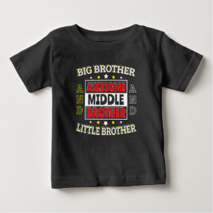 Camiseta Irmão Médio Incrível - é Grande e Pequeno