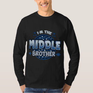 Camiseta Irmão Médio Irmãos Irmãos Irmãos do Meio
