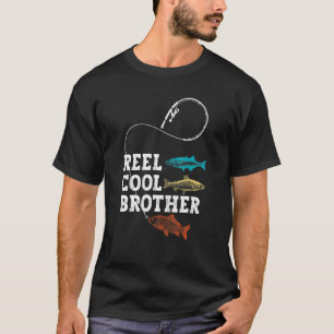 Camiseta Irmão Muito Legal de Pesca Pescador Piada Vintage