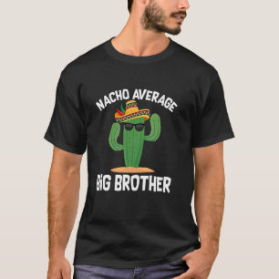 Camiseta Irmão Nacho Médio Cinco de Maio Sombrero Mexicano