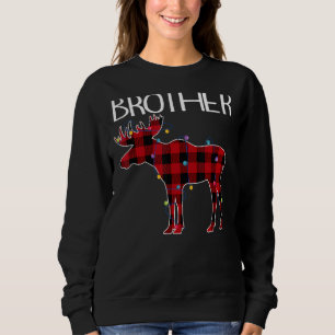 Camiseta Irmão Natal Mose Buffalo Xadrez Red Xmas Lig
