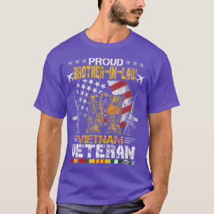 Camiseta Irmão Orgulhoso De Direito Do Veterano Vietnã, Pat