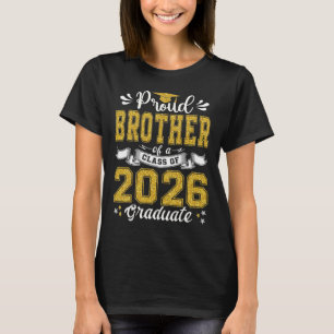 Camiseta Irmão Orgulhoso De Um Cl De Graduado De 2026 Gradu