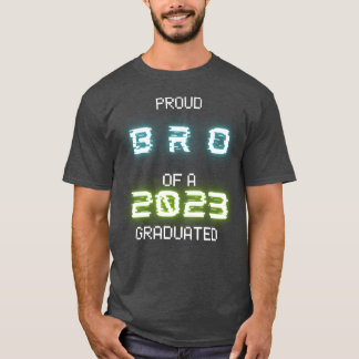 Camiseta Irmão Orgulhoso de um formando de 2023 graduação s