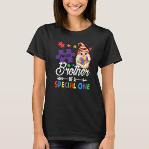 Camiseta Irmão Orgulhoso De Um Gnome De Puzzle Especial Aut