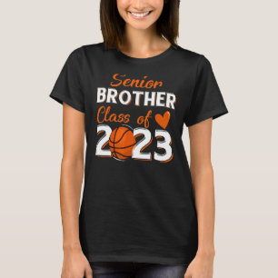 Camiseta Irmão Orgulhoso De Um Graduado De Basquete De 2023