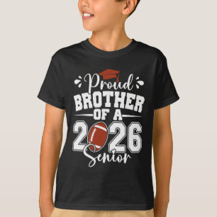 Camiseta Irmão Orgulhoso De Um Graduado De Futebol Senior 2