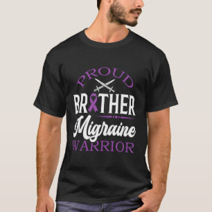 Camiseta Irmão Orgulhoso De Um Guerreiro Migrano Migrane Aw