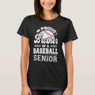 Camiseta Irmão Orgulhoso De Um Mais velho De Baseball De 20