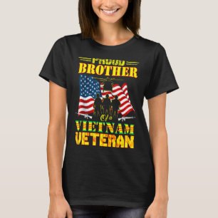 Camiseta Irmão Orgulhoso De Um Veterano Vietnã F