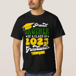 Camiseta IRMÃO Orgulhoso de uma Classe de Moderno Formando 