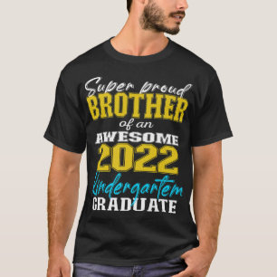 Camiseta Irmão Orgulhoso do Formando do Jardim de Infância 