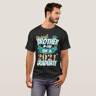 Camiseta Irmão Orgulhoso em Lei de um Formando de 2021