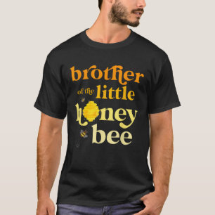 Camiseta Irmão Pequeno Mel Abelhas Aniversário Sexo Revela