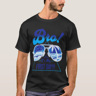 Camiseta Irmão Primeiro Dia de Volta às Aulas, Óculos de So