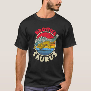 Camiseta Irmão Saurus I Ankylosaurus Dinosaur I Mães da fam