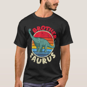 Camiseta Irmão Saurus I Brachiosaurus Diplodocumentus I Fam