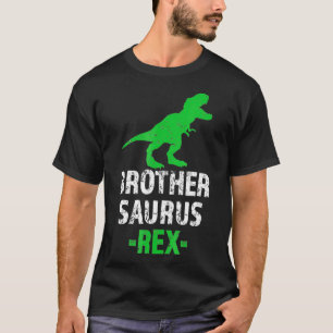 Camiseta Irmão Saurus Rex Funny Dinosaur T-Rex Bro