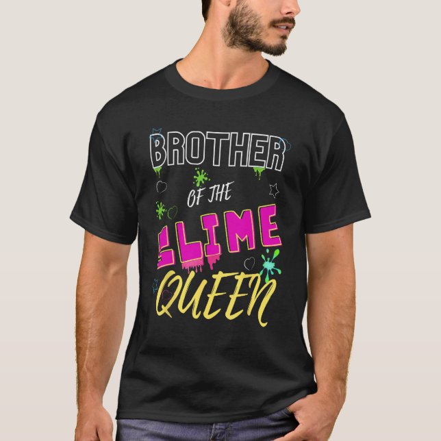 Camiseta Irmão Slime Queen Matching (Frente)