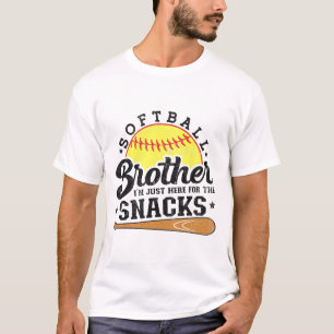 Camiseta Irmão Softll Estou Aqui Apenas Para Os Lanches Eng