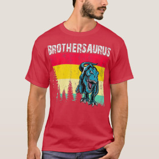 Camiseta Irmão Surus Grande Irmão T-Rex Dinossauro Gênero R