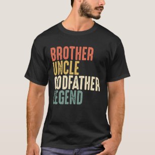 Camiseta Irmão Tio Padrinho Lenda Natal De Deus