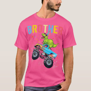 Camiseta Irmão TRex Monstro do Dinossauro Família Birthday