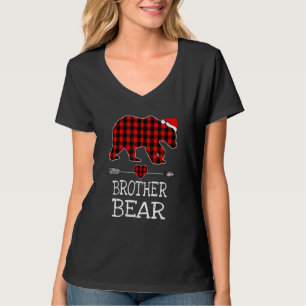 Camiseta Irmão Urso Buffalo Xadrez Papai Noel Flecha Natal