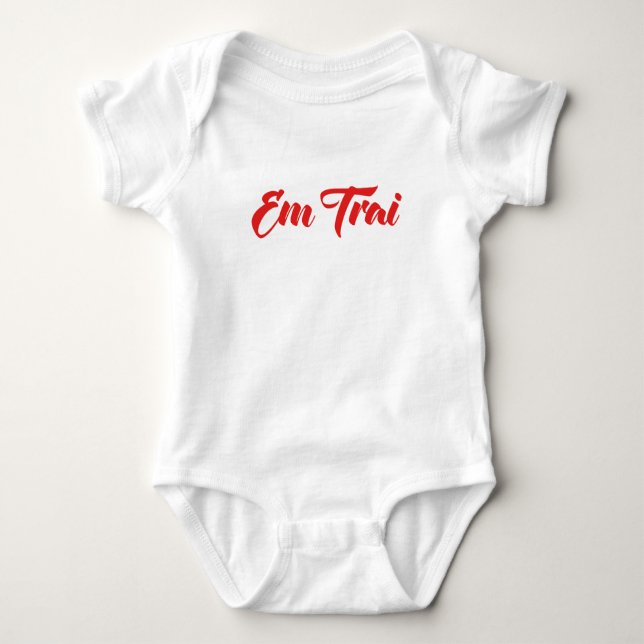 Camiseta Irmão Vietnamita (Jovem) - Em Trai ~ Tijng Viet (Frente)