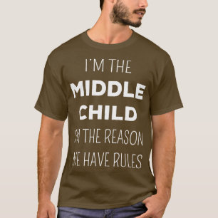 Camiseta Irmãos Correspondentes Da Criança Média A Razão Pe