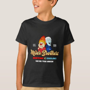 Camiseta Irmãos de Aquecimento e Refrigeração Natal Retro