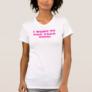 CAMISETA IRMÃOS DE JONAS EU FUI AO ANO 3000